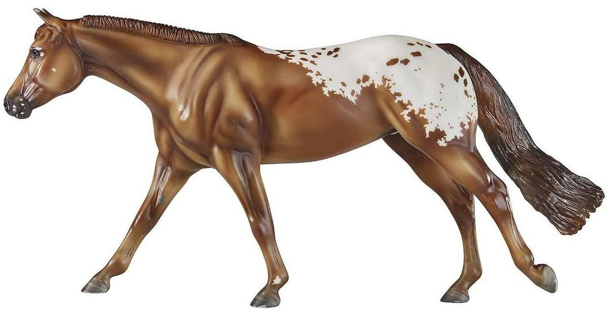 Chocolatey Appaloosa Stallion Model Horse