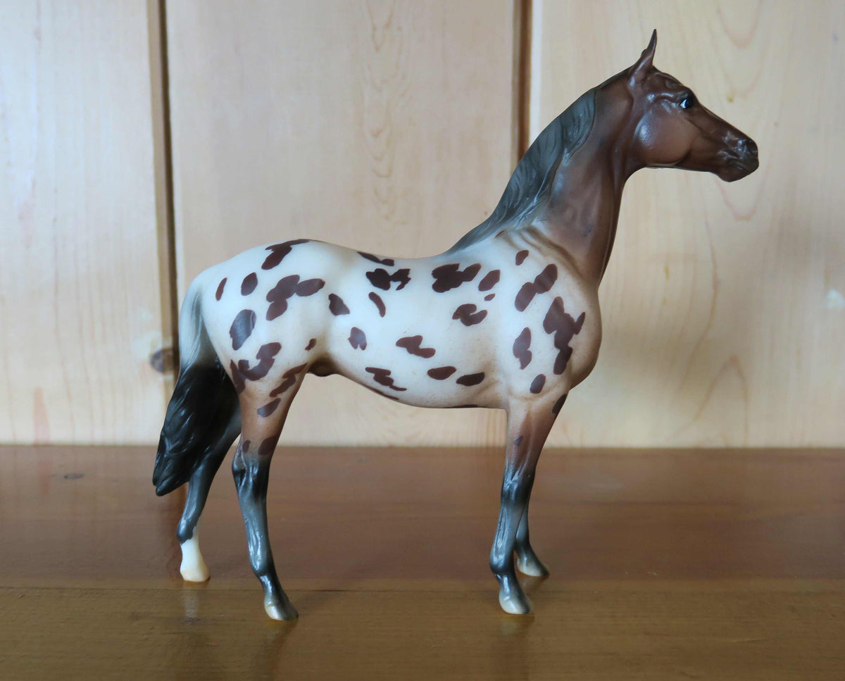 Classic Appaloosa horse figure displayed as a traditional animal figure