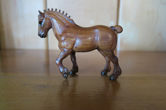 Percheron in Wood