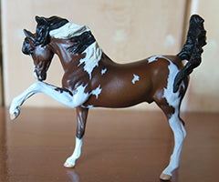 stable mate arab hand painted