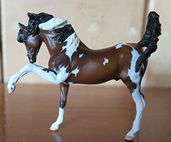 stable mate arab hand painted